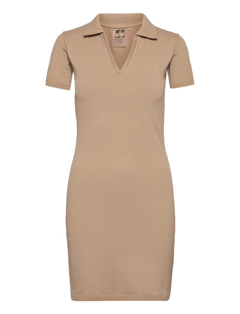 aimn Ribbed Seamless Polo Dress short dresses shop at Booztlet aimn Ribbed Seamless Polo Dress short dresses shop at Booztlet