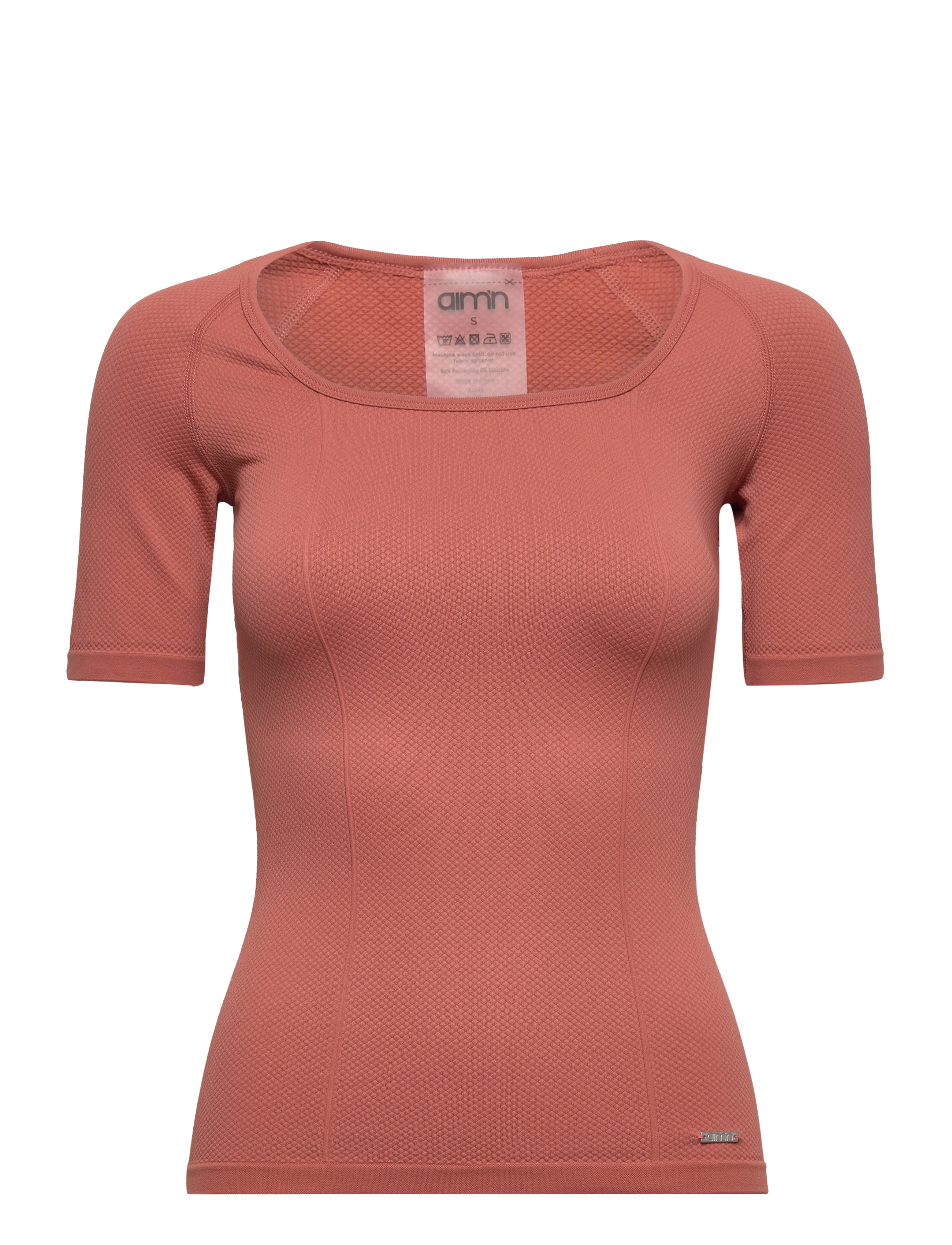 AIM ́N Luxe Seamless Kurz Sleeve Rot - XS - Damen