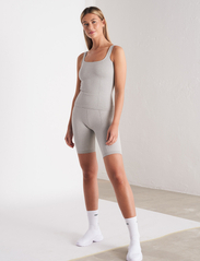 AIM'N - Luxe Seamless Singlet - berankoviai marškinėliai - light grey - 5