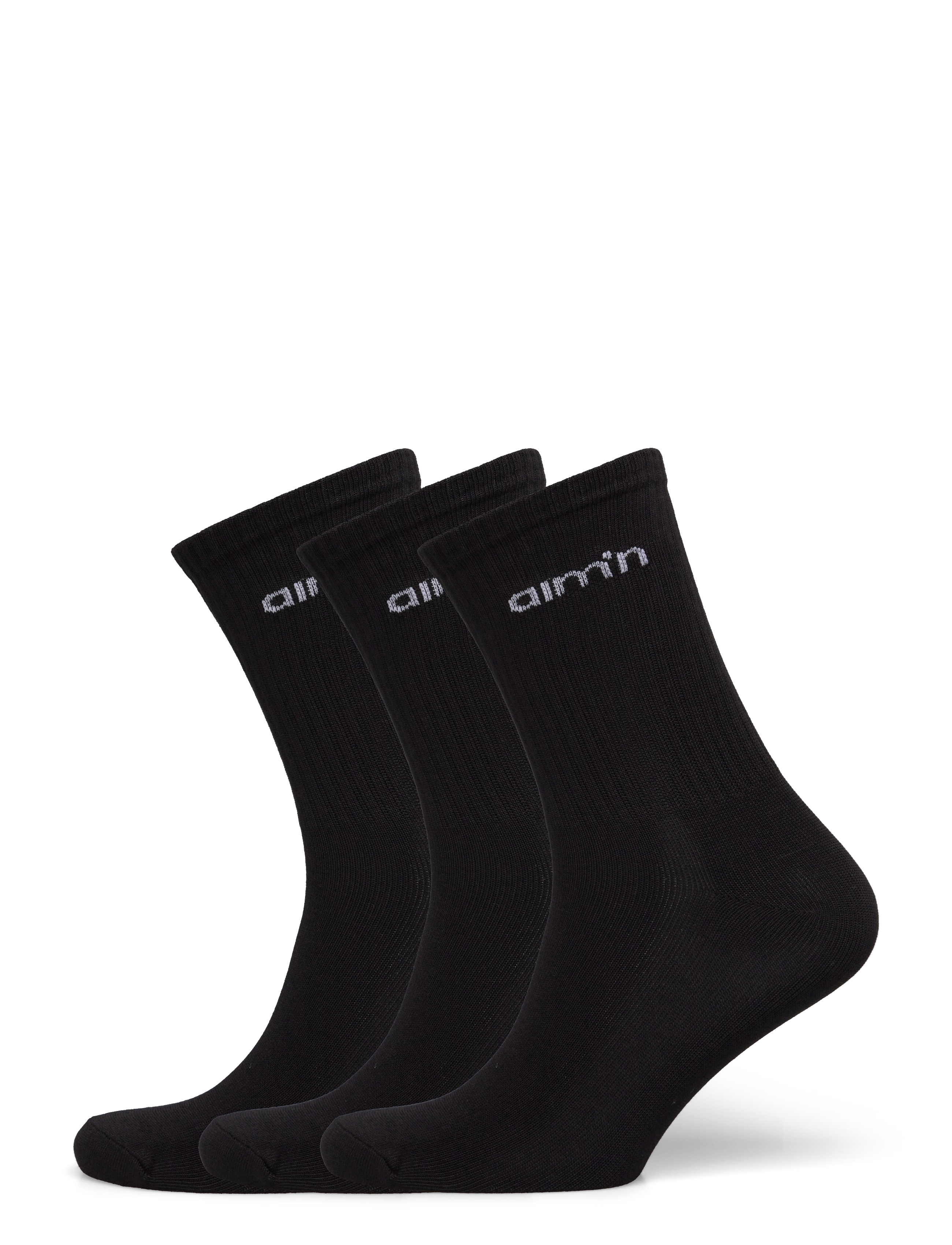 AIM ́N Aim'n Logo Socken 3-Pack Schwarz - 36-38 - Damen