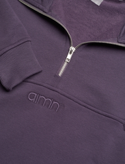 AIM'N - Logo Sweat Half Zip - plum - 7