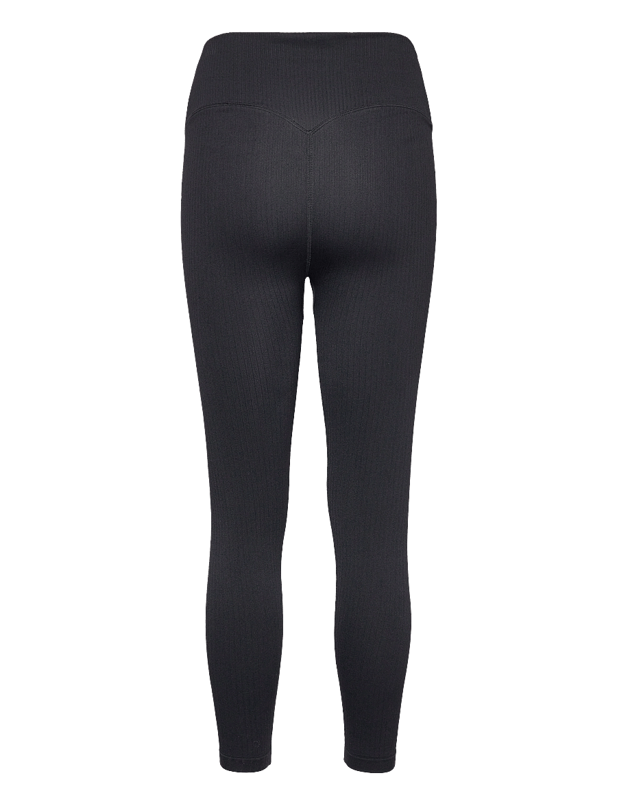 aim´n - Ribbed Seamless Petite Tights - fuld længde - black - 2