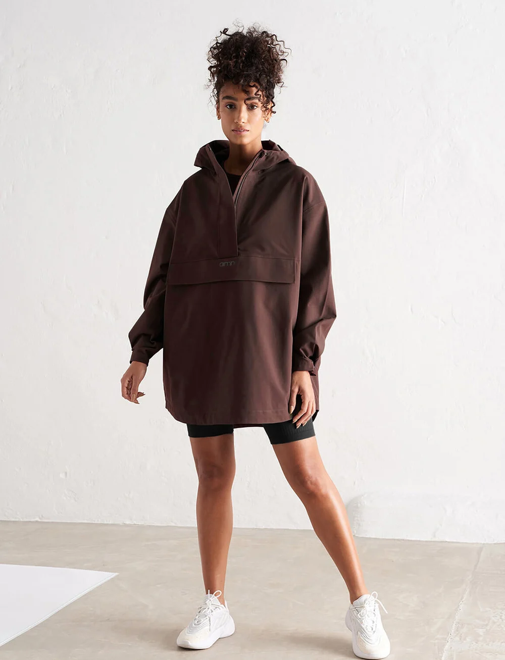 aim´n - Waterproof Oversized Anorak - anorakker - cacao - 0