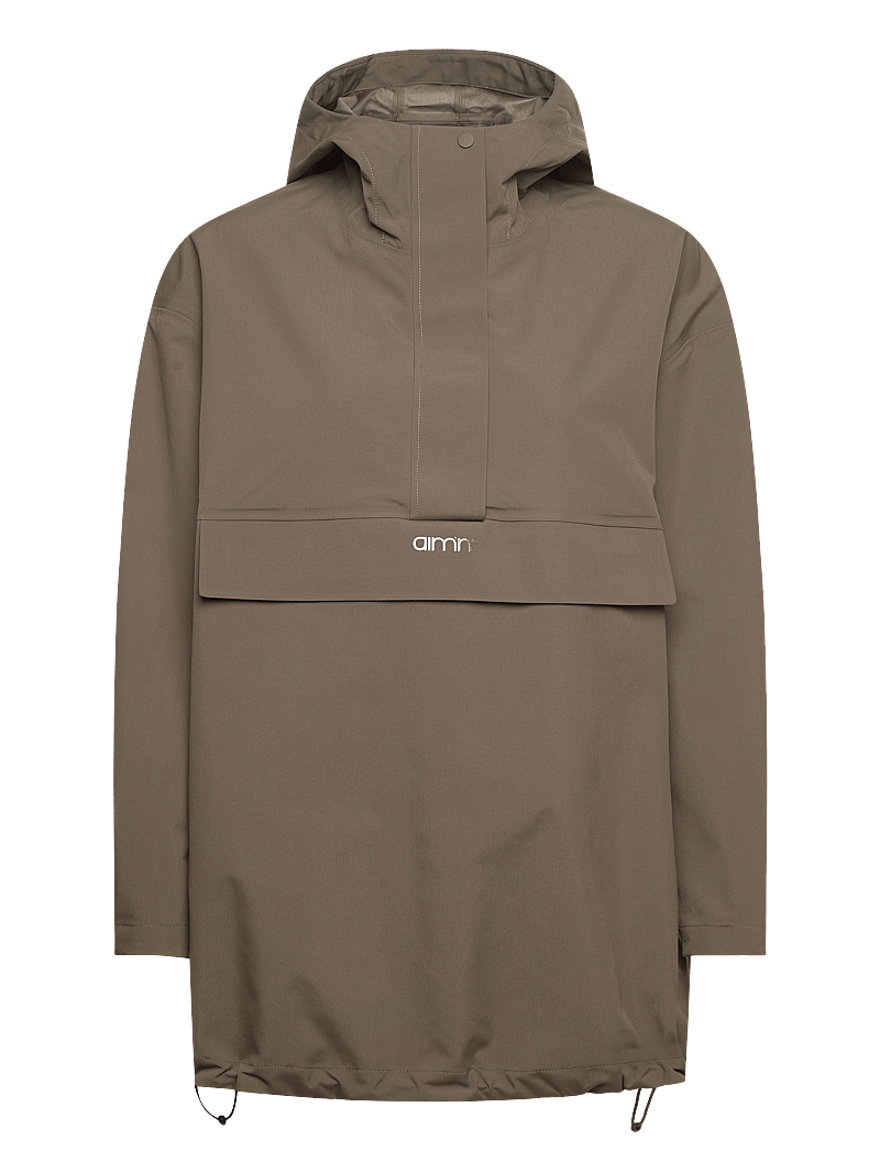 aim´n - Waterproof Oversized Anorak - anoraks - khaki - 1