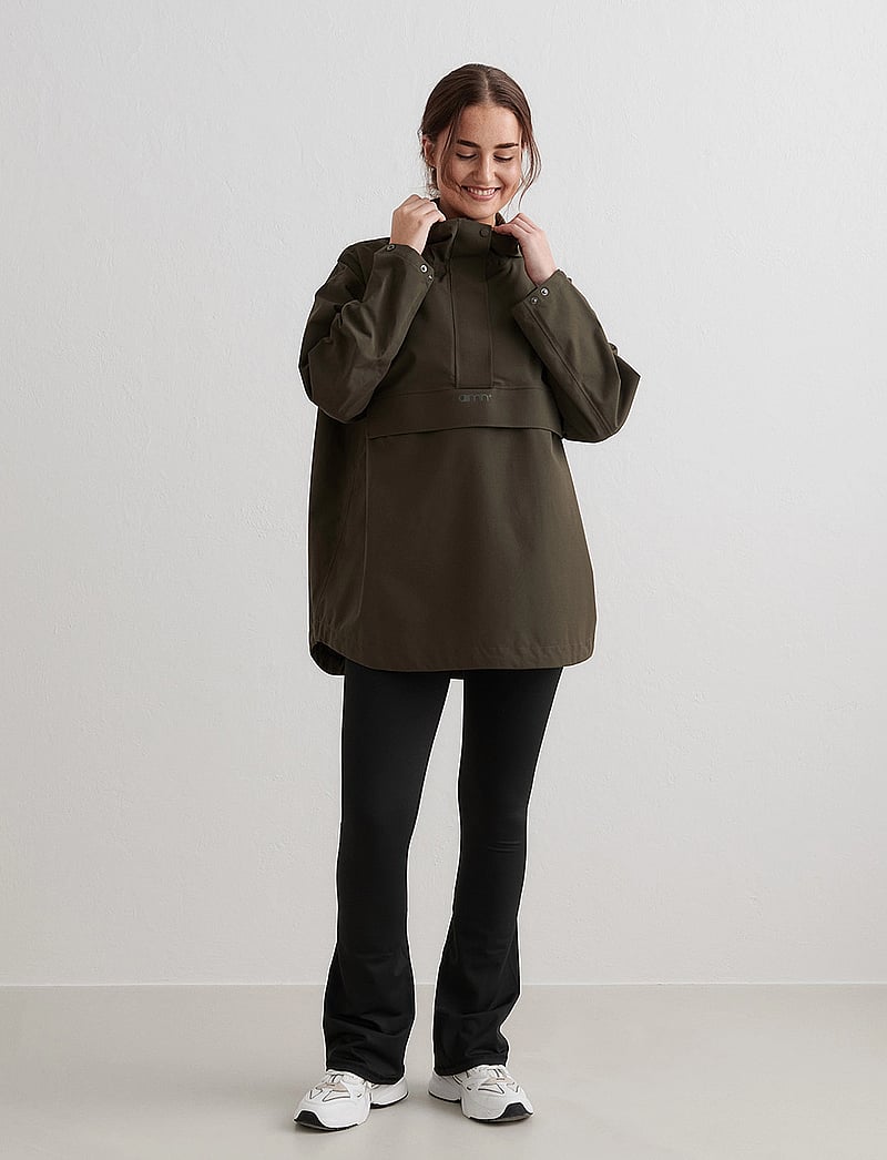 aim´n - Waterproof Oversized Anorak - anoraks - khaki - 0