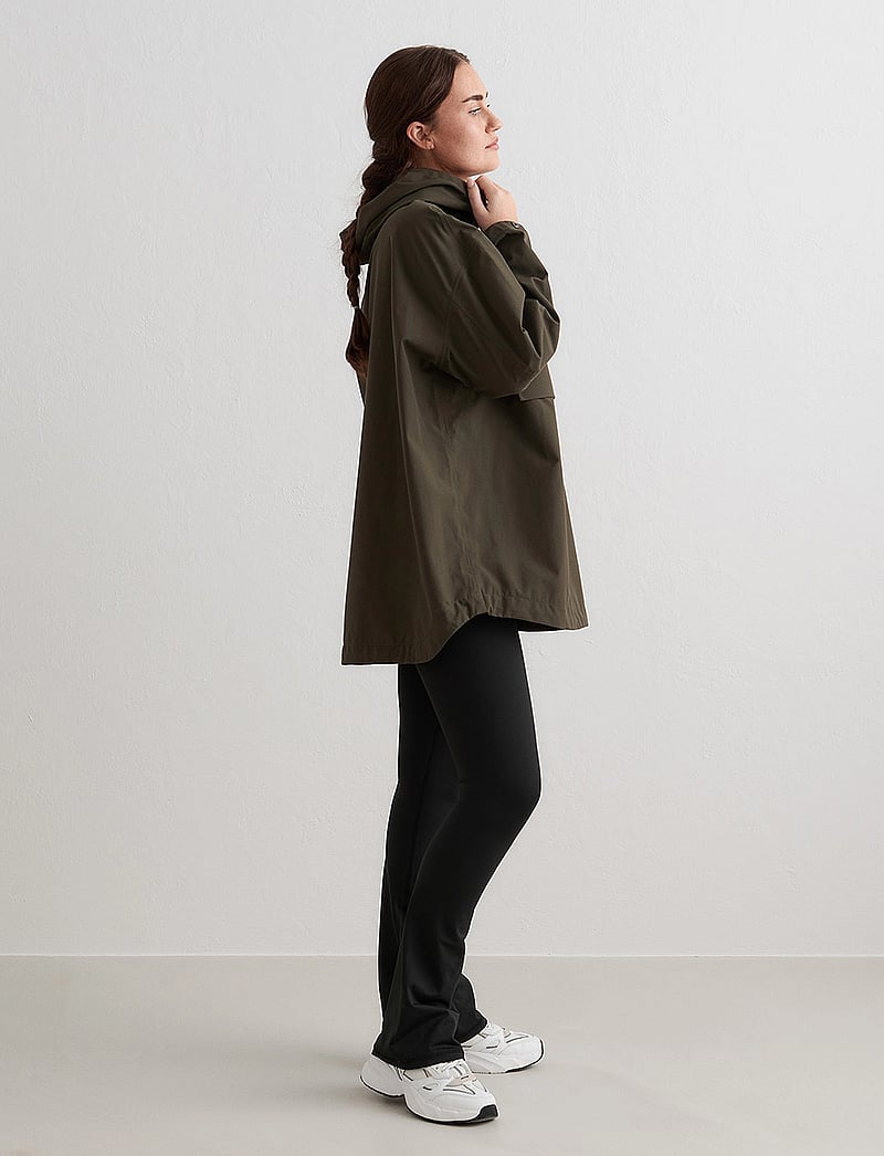 aim´n - Waterproof Oversized Anorak - anoraks - khaki - 3