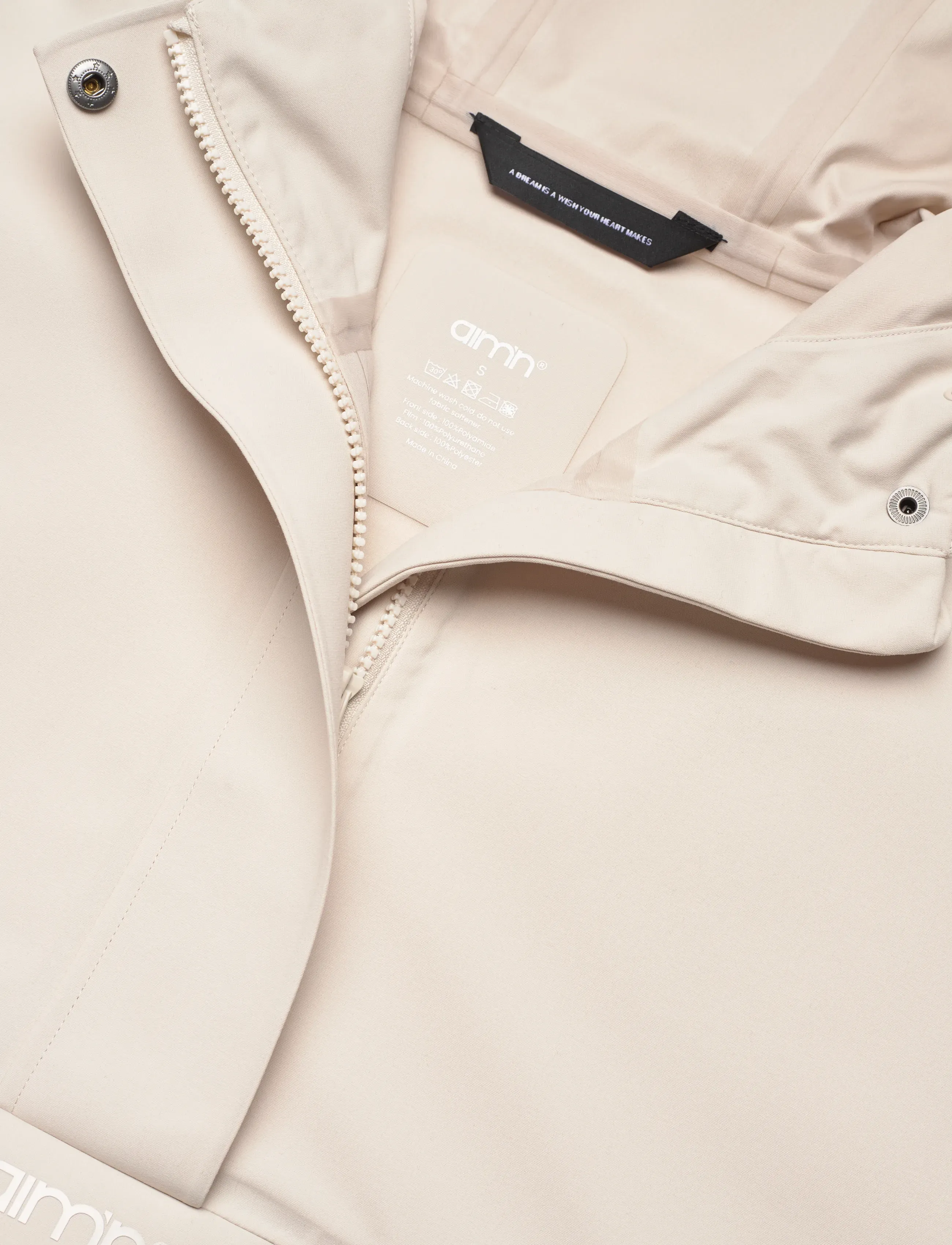 aim´n - Waterproof Oversized Anorak - rain jackets - sand - 2