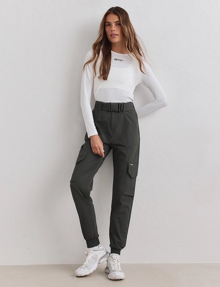 aim´n - Cargo Pants - casual - dark ivy - 0