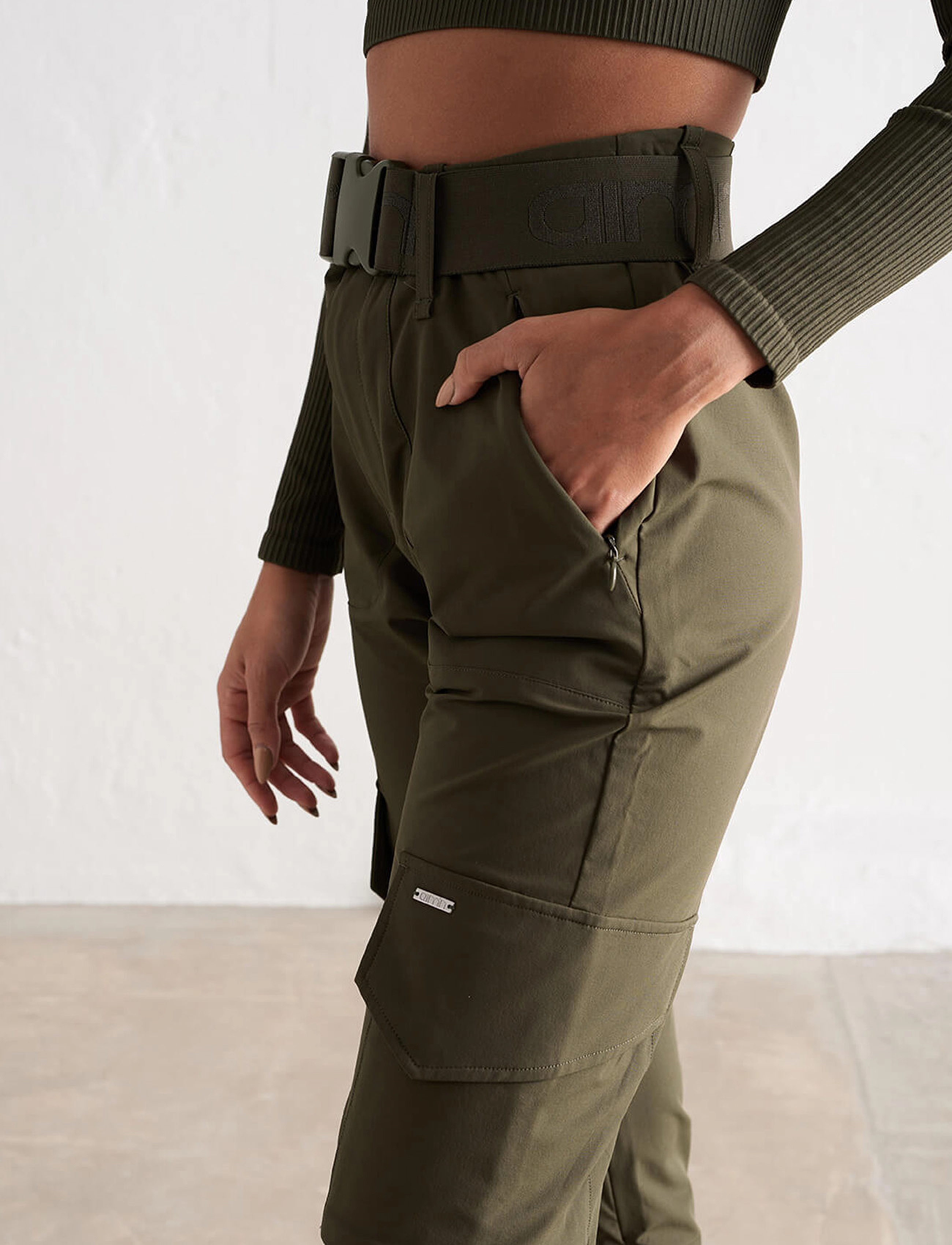 aim´n - Cargo Pants - vabaajapüksid - khaki - 3