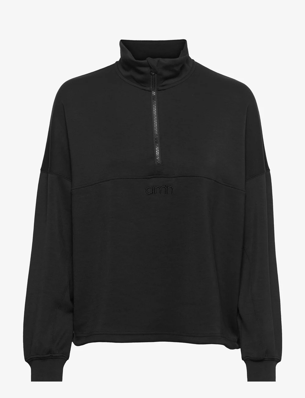 aim´n - Comfy Modal Half Zip - hemden - black - 1