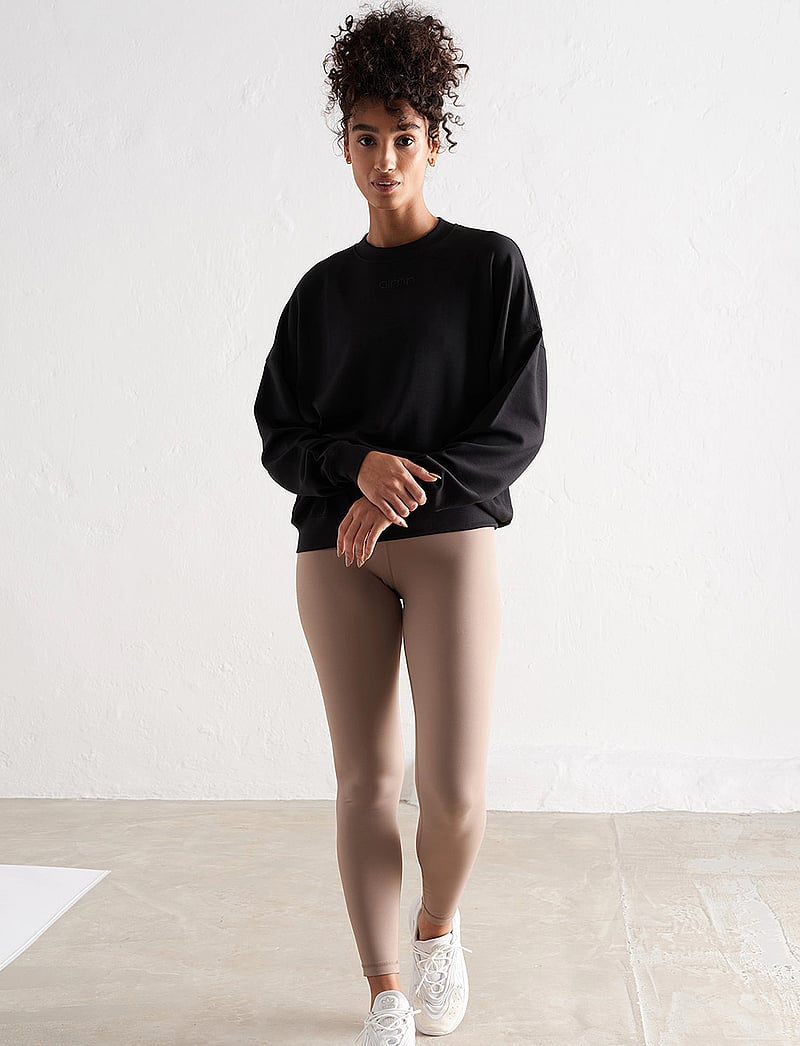 aim´n - Comfy Modal Sweatshirt - dressipluusid - black - 4