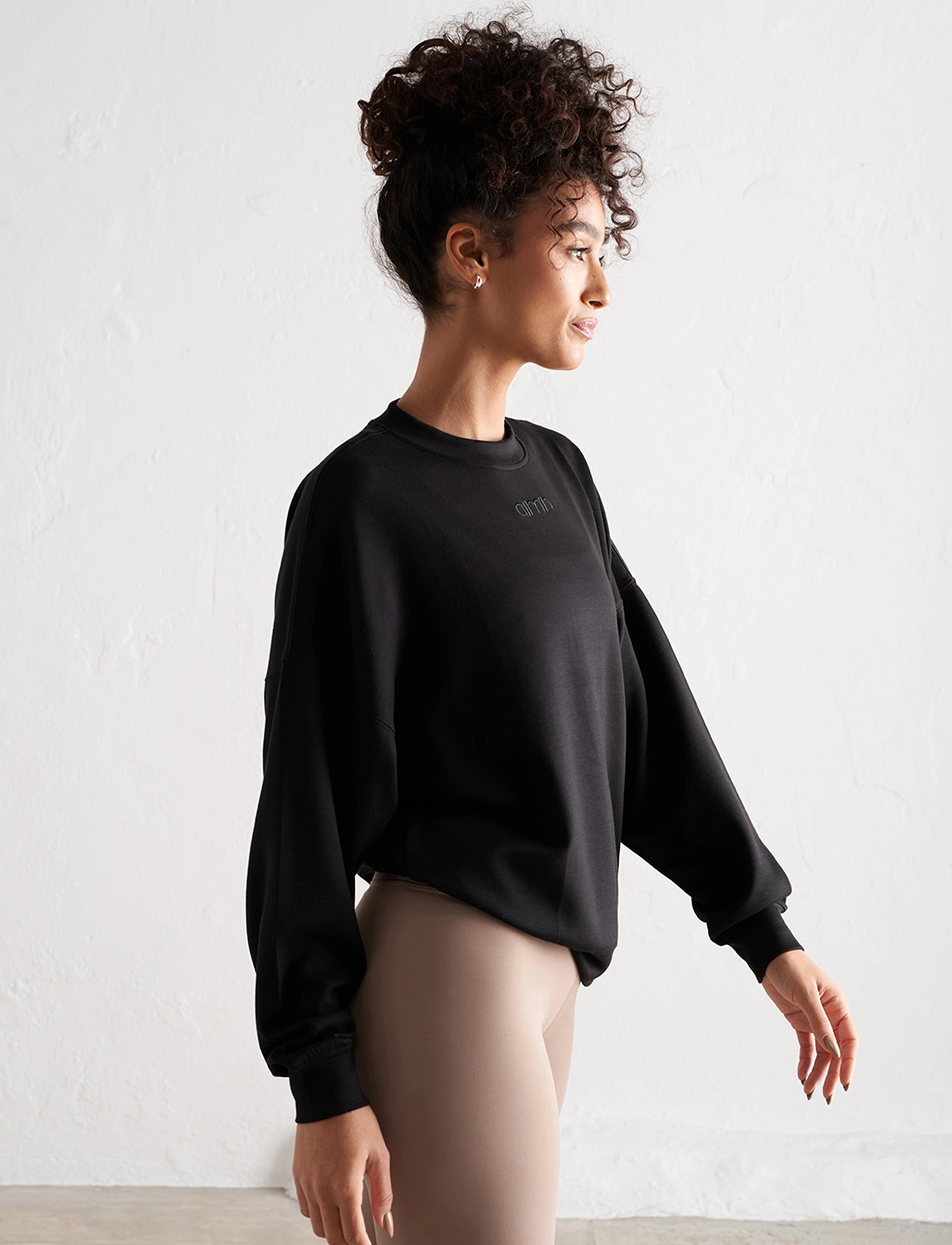aim´n - Comfy Modal Sweatshirt - sport - black - 5