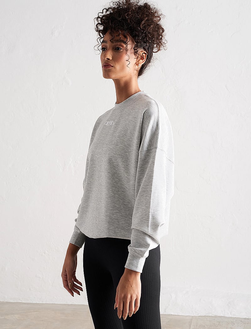 aim´n - Comfy Modal Sweatshirt - oberteile - light grey melange - 5