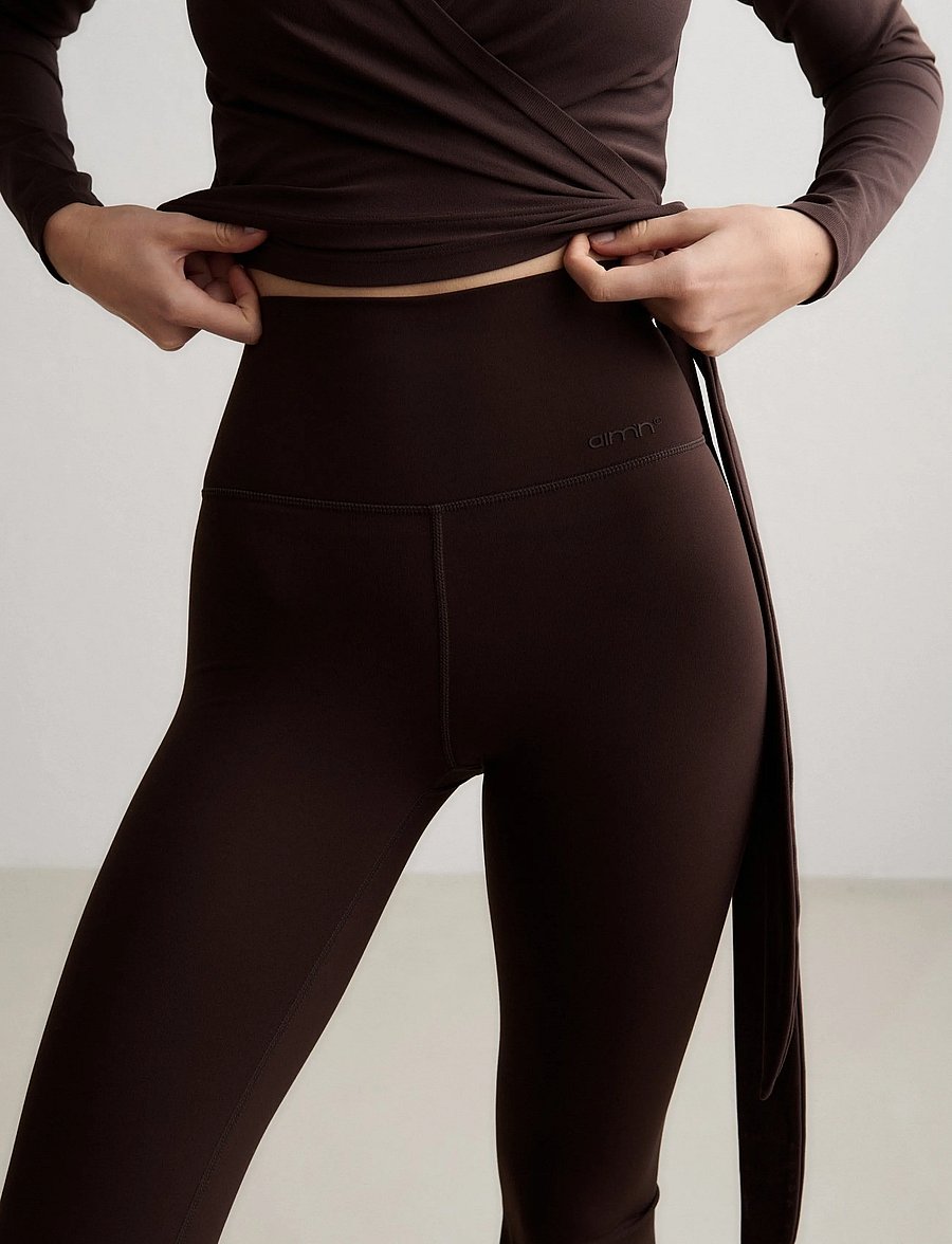 aim´n - Sense Flare Tights - täispikkus - chocolate - 4