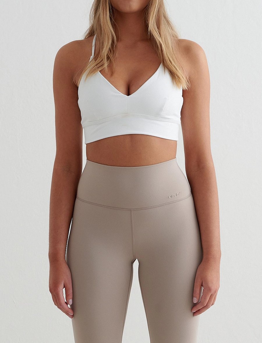 aim´n - Sense Flare Tights - täispikkus - dark clay - 4