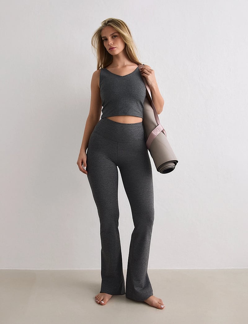 aim´n - Sense Flare Tights - treningstights - dark grey melange - 0