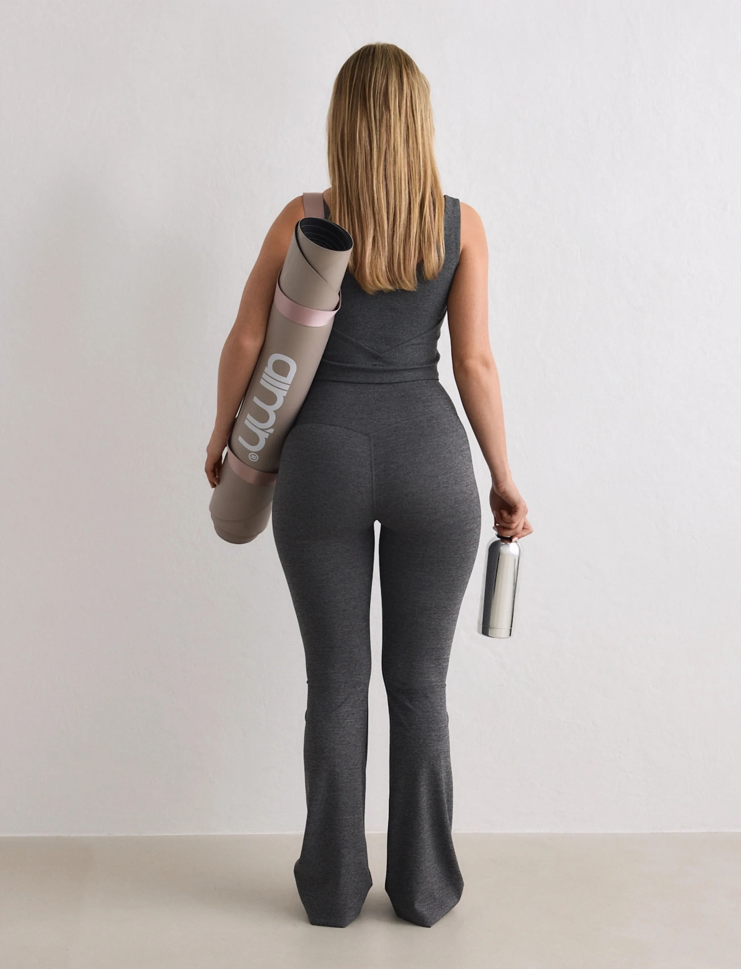 aim´n - Sense Flare Tights - volle länge - dark grey melange - 5
