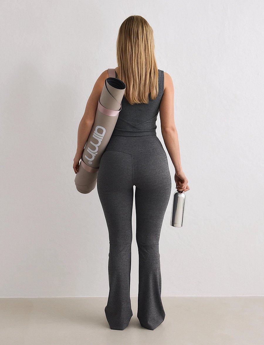 aim´n - Sense Flare Tights - volle länge - dark grey melange - 5
