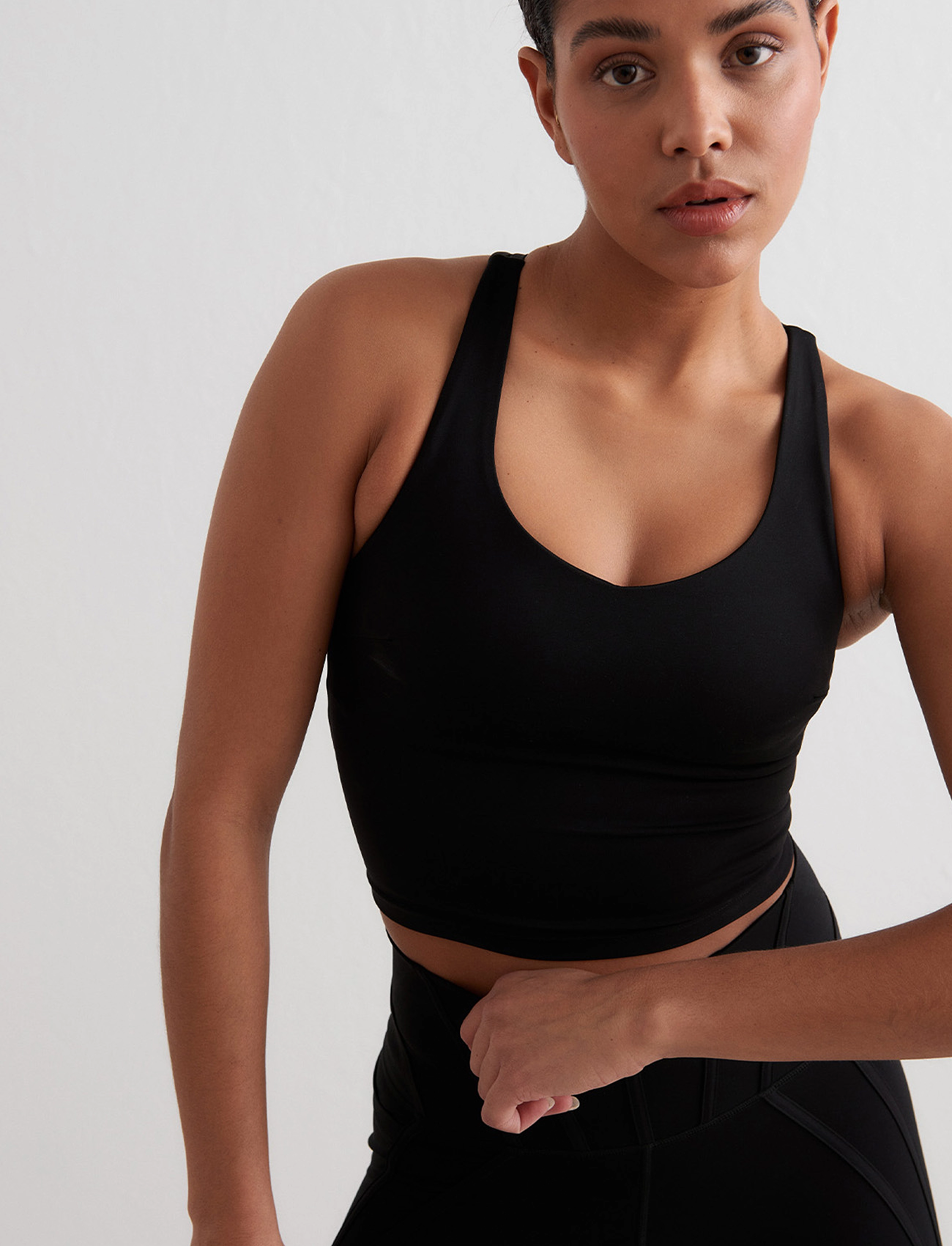 aim´n Sculpting Strappy Bralette - Treenitopit - BLACK / black