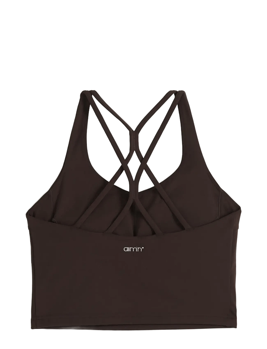 aim´n - Sculpting Strappy Bralette - medium support - chocolate - 1