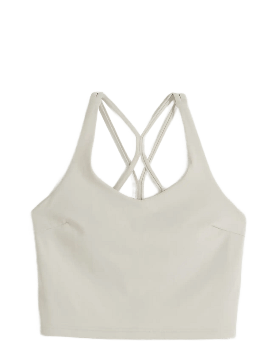 aim´n - Sculpting Strappy Bralette - medium støtte - sand - 1