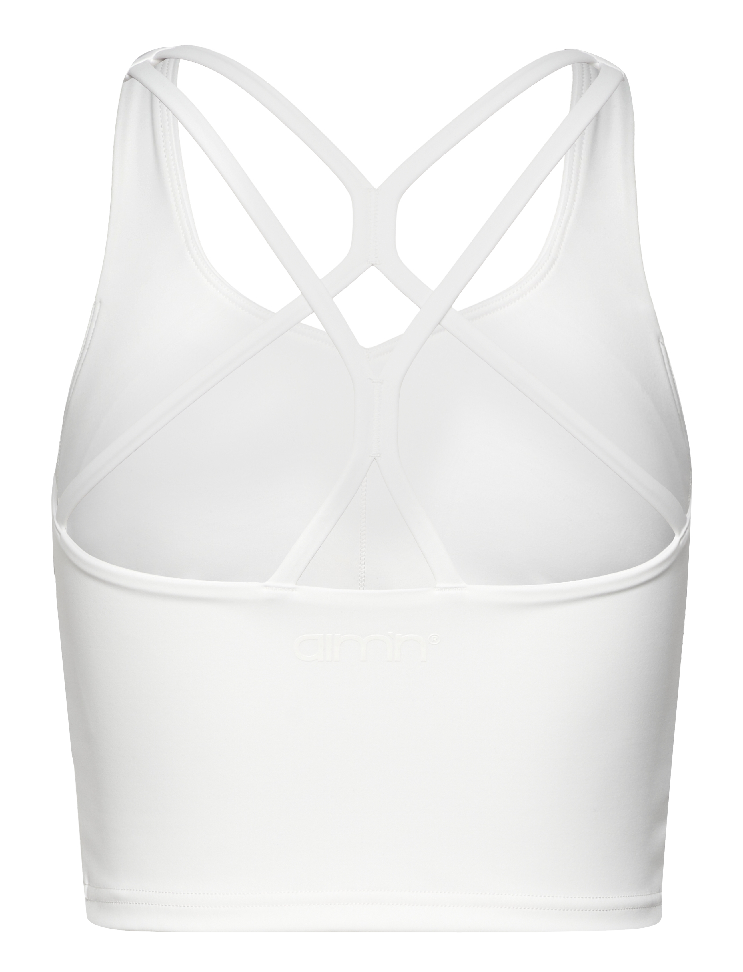 aim´n - Sculpting Strappy Bralette - sportinės liemenėlės - white - 2