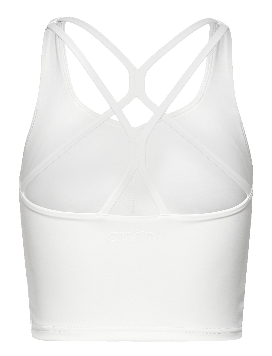aim´n - Sculpting Strappy Bralette - mittlerer halt - white - 2