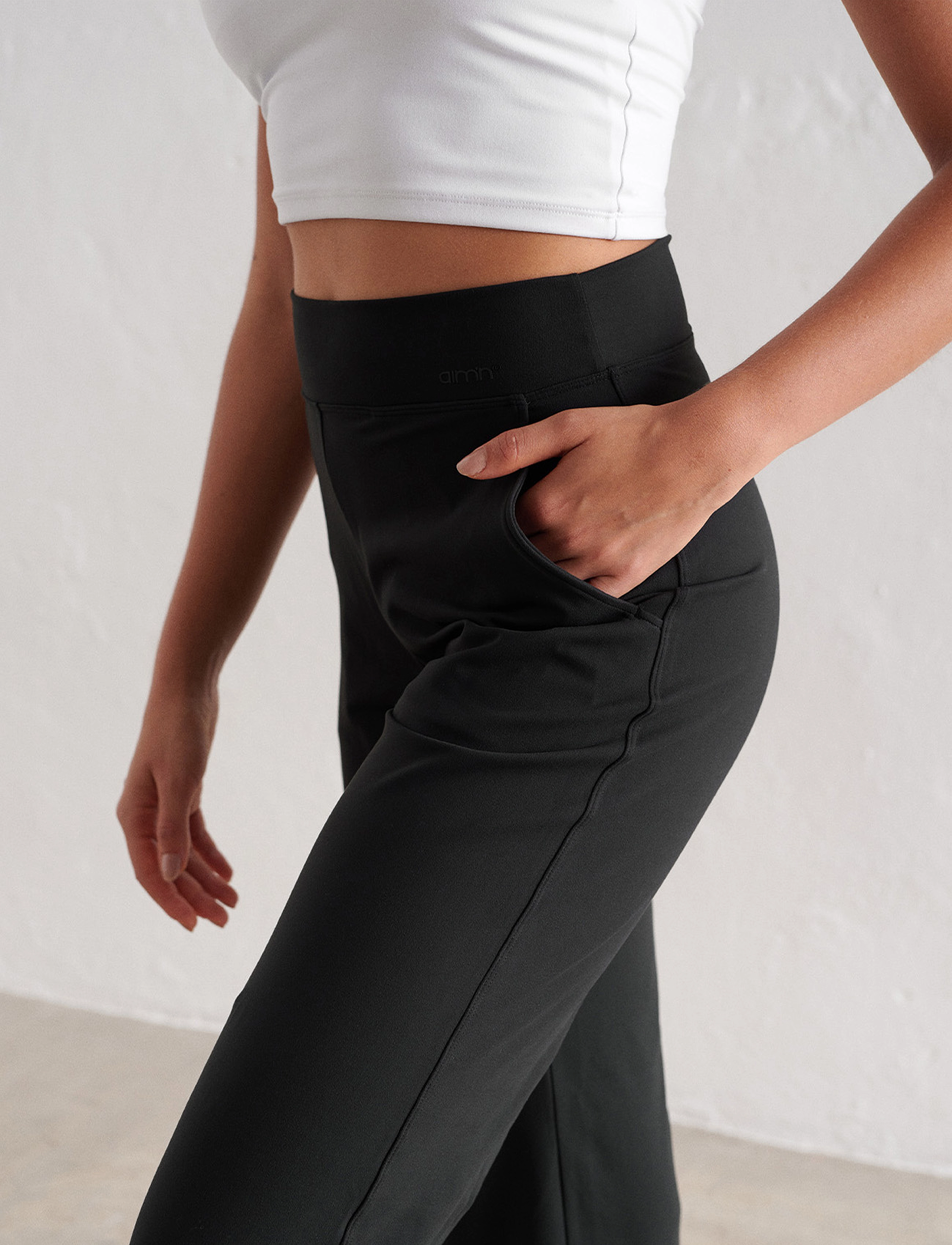 aim´n - Sense Wide Pants - black - 5