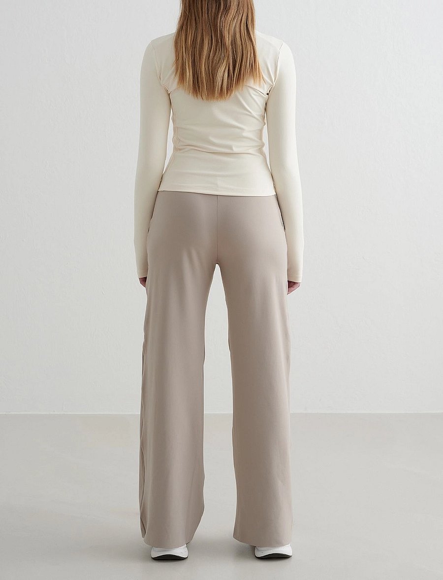 aim´n - Sense Wide Pants - spodnie treningowe - dark clay - 3