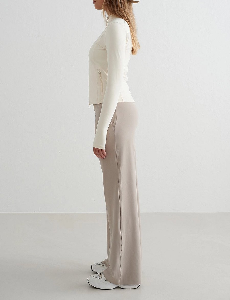 aim´n - Sense Wide Pants - spodnie treningowe - dark clay - 4