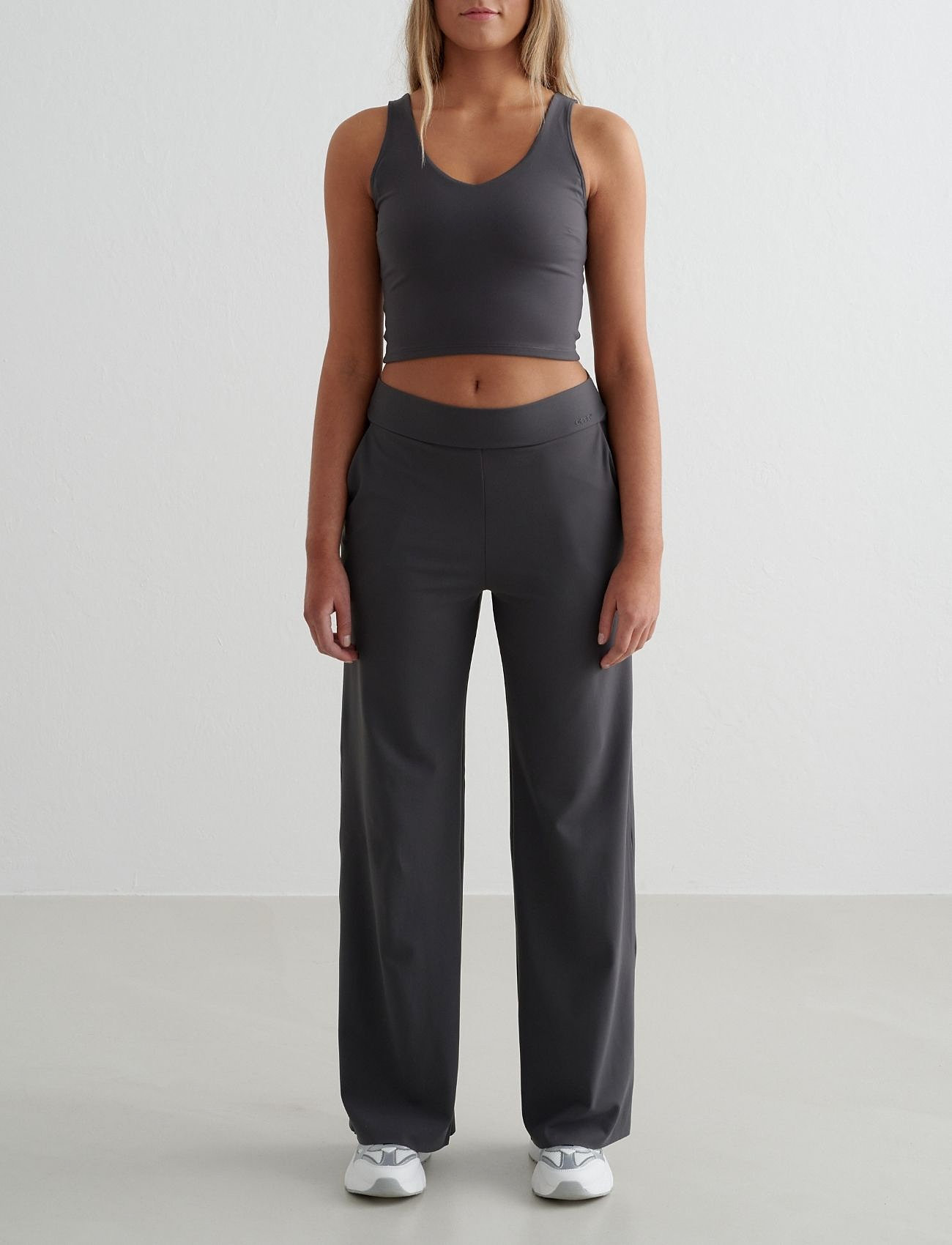 aim´n - Sense Wide Pants - joggingbukser - shadow grey - 0