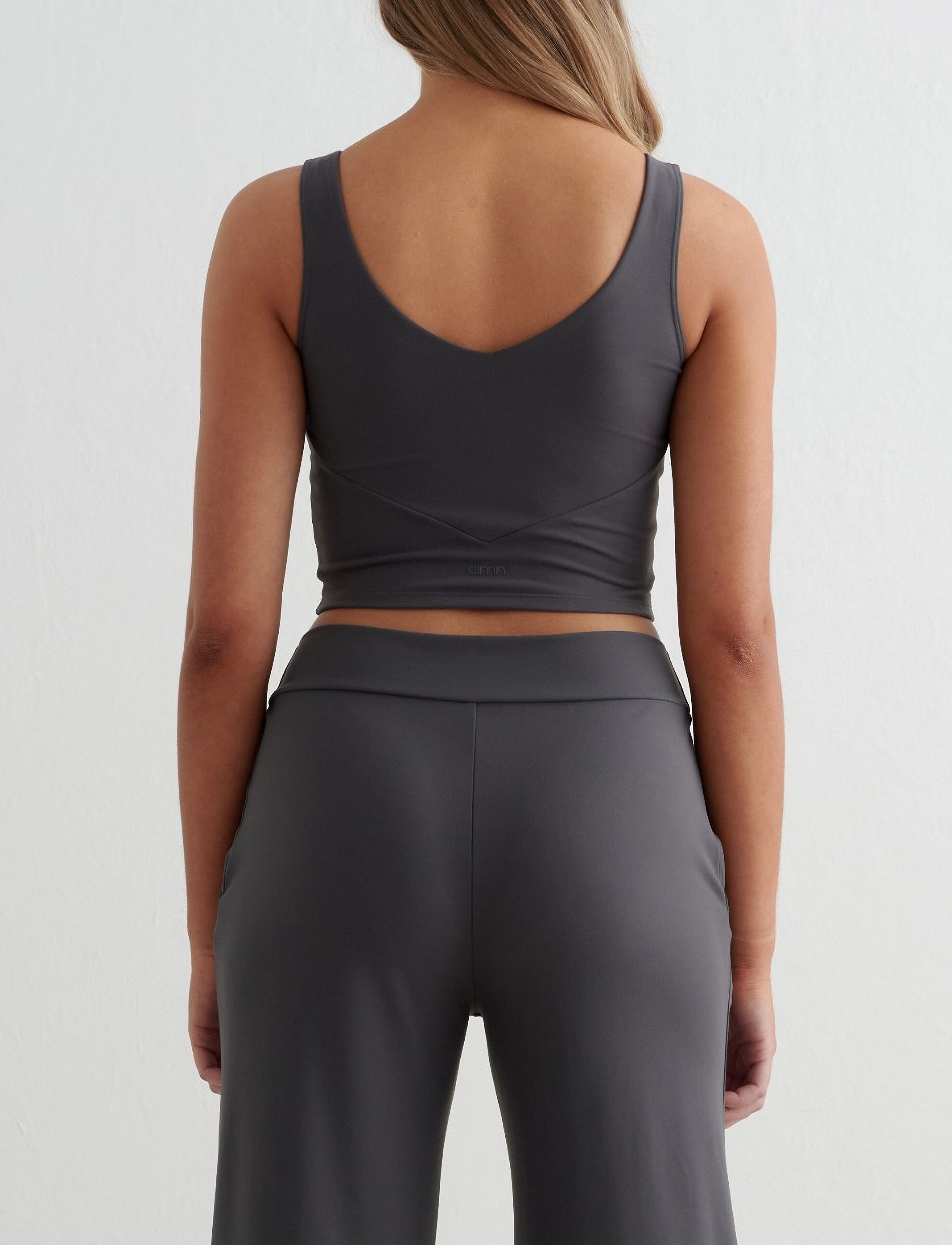 aim´n - Sense Wide Pants - urheiluhousut - shadow grey - 4