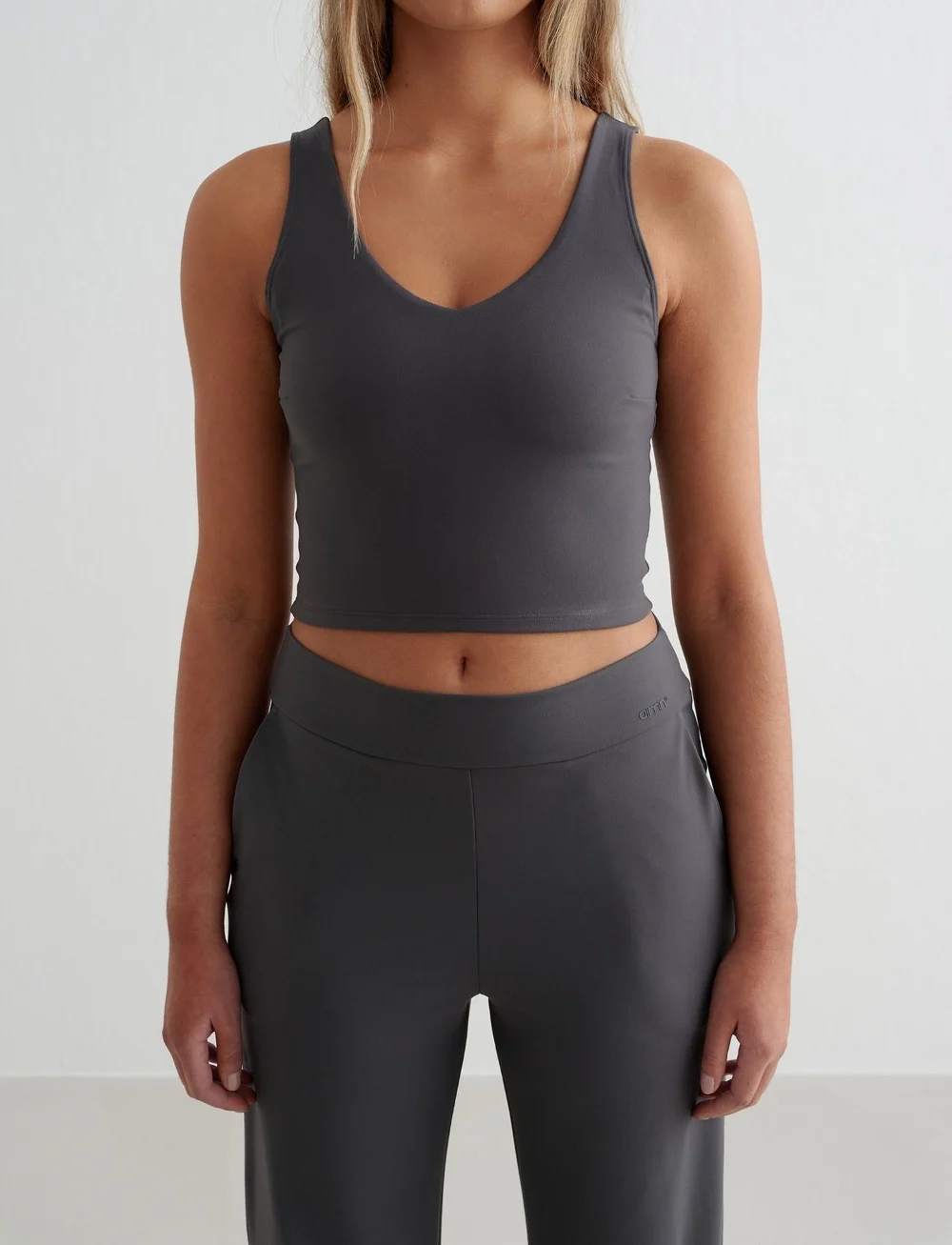 aim´n - Sense Wide Pants - träningsbyxor - shadow grey - 5