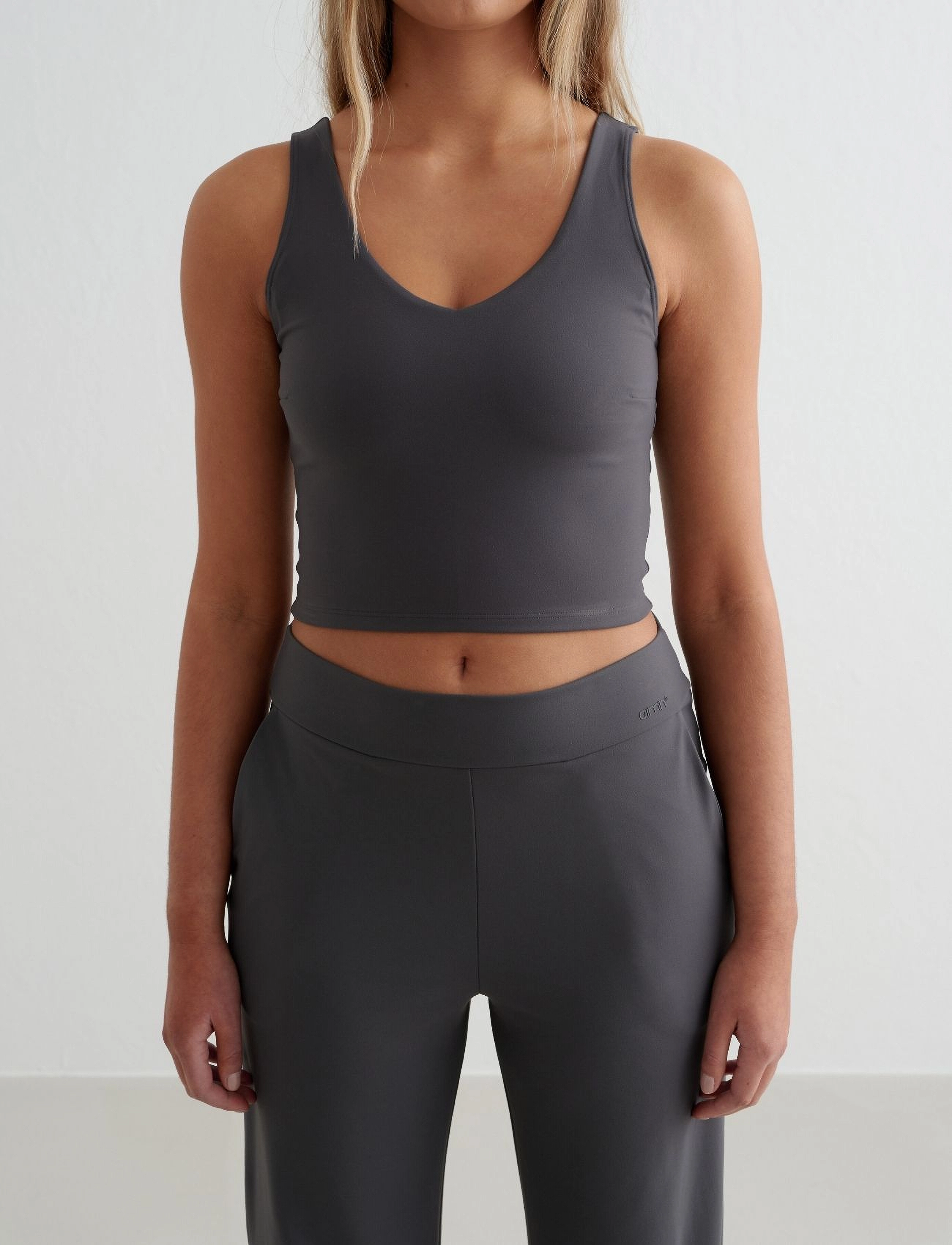 aim´n - Sense Wide Pants - urheiluhousut - shadow grey - 5