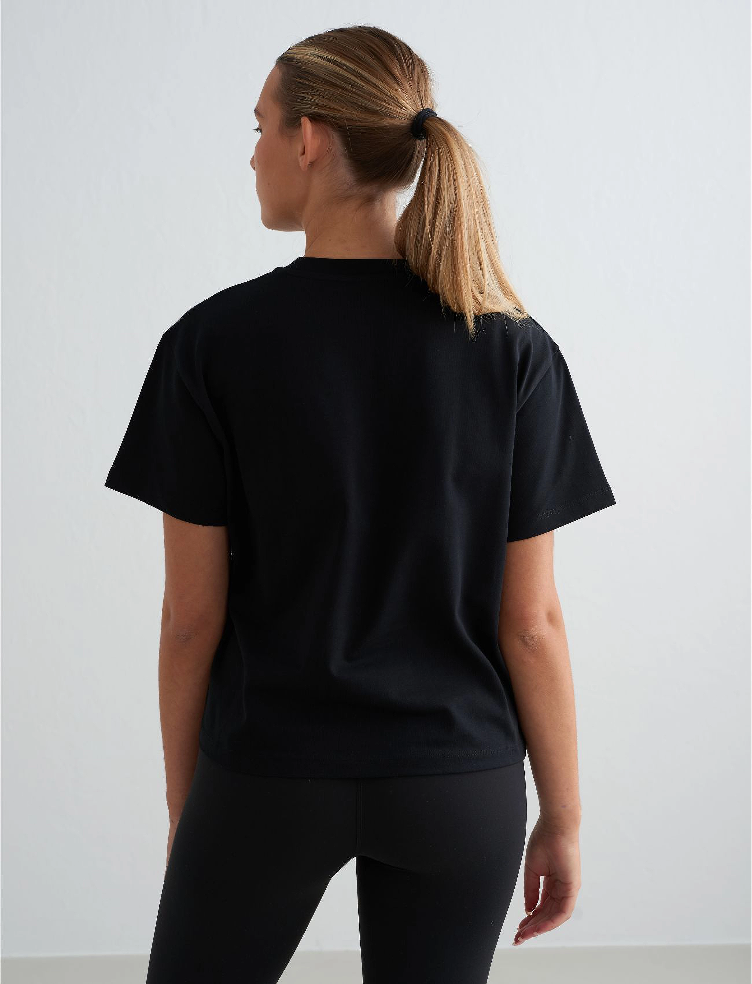 aim´n - Boxy T-Shirt - t-shirts - black - 3