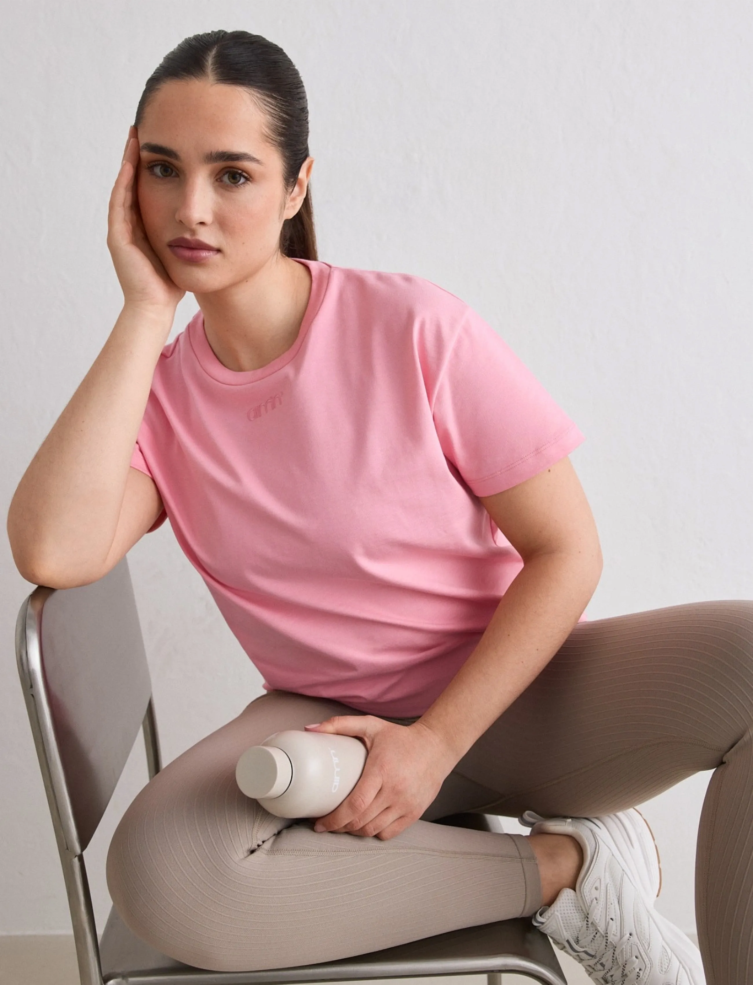 aim´n - Boxy T-Shirt - t-shirts - blush - 2