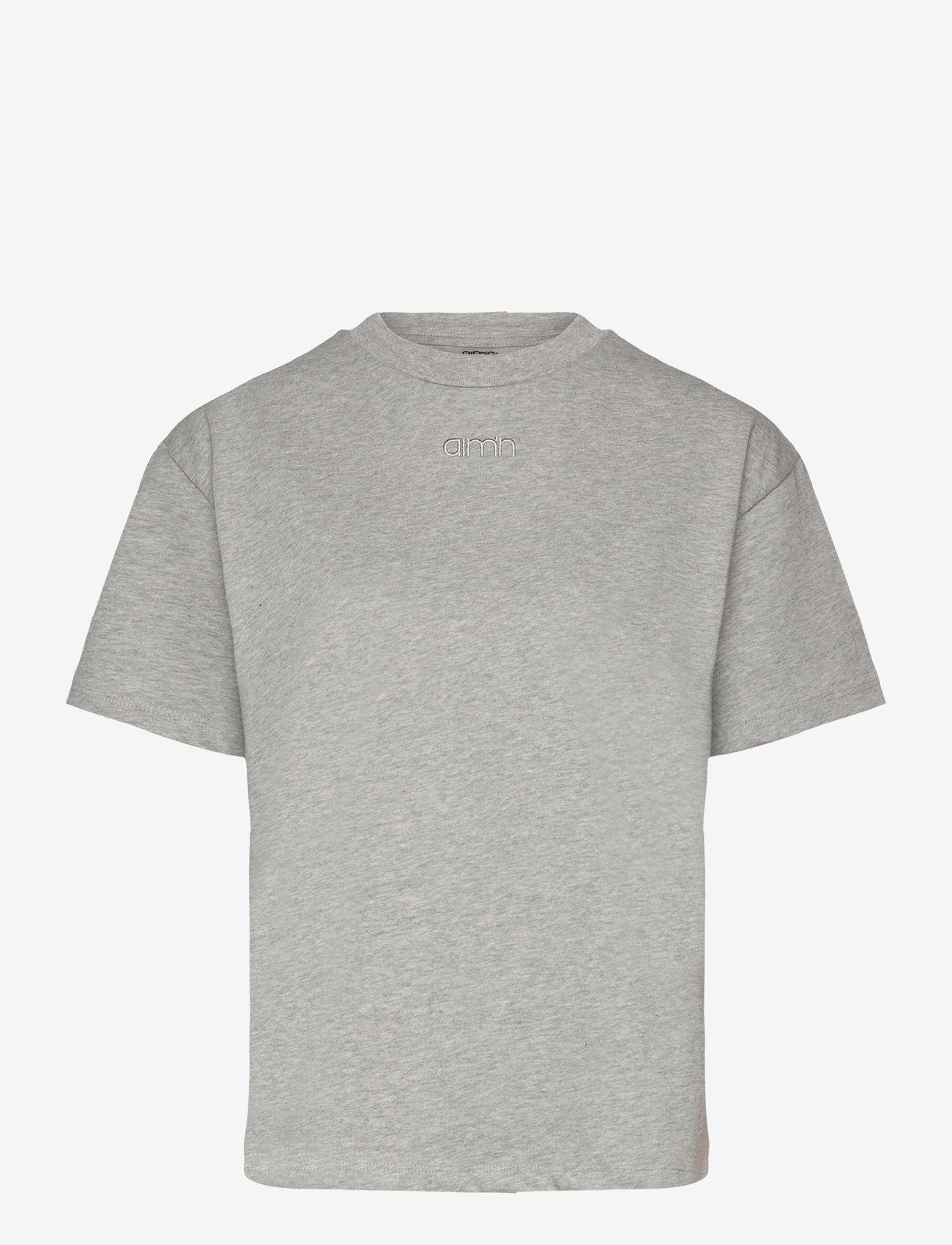 aim´n - Boxy T-Shirt - t-shirts - grey melange - 1
