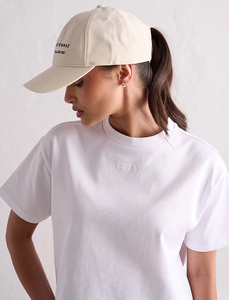 aim´n - Boxy T-Shirt - t-shirts - white - 5