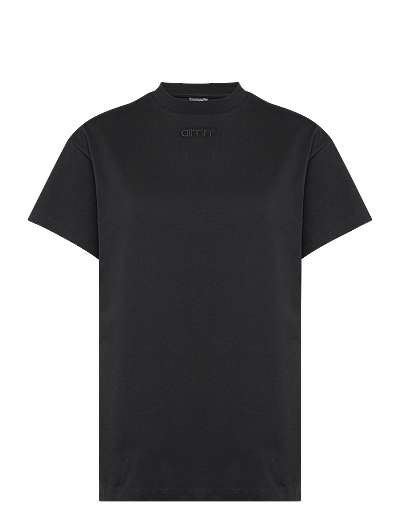 aim´n Boyfriend T-shirt - Oberteile - BLACK / black