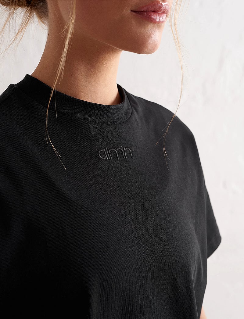 aim´n - Boyfriend T-shirt - t-shirts - black - 0