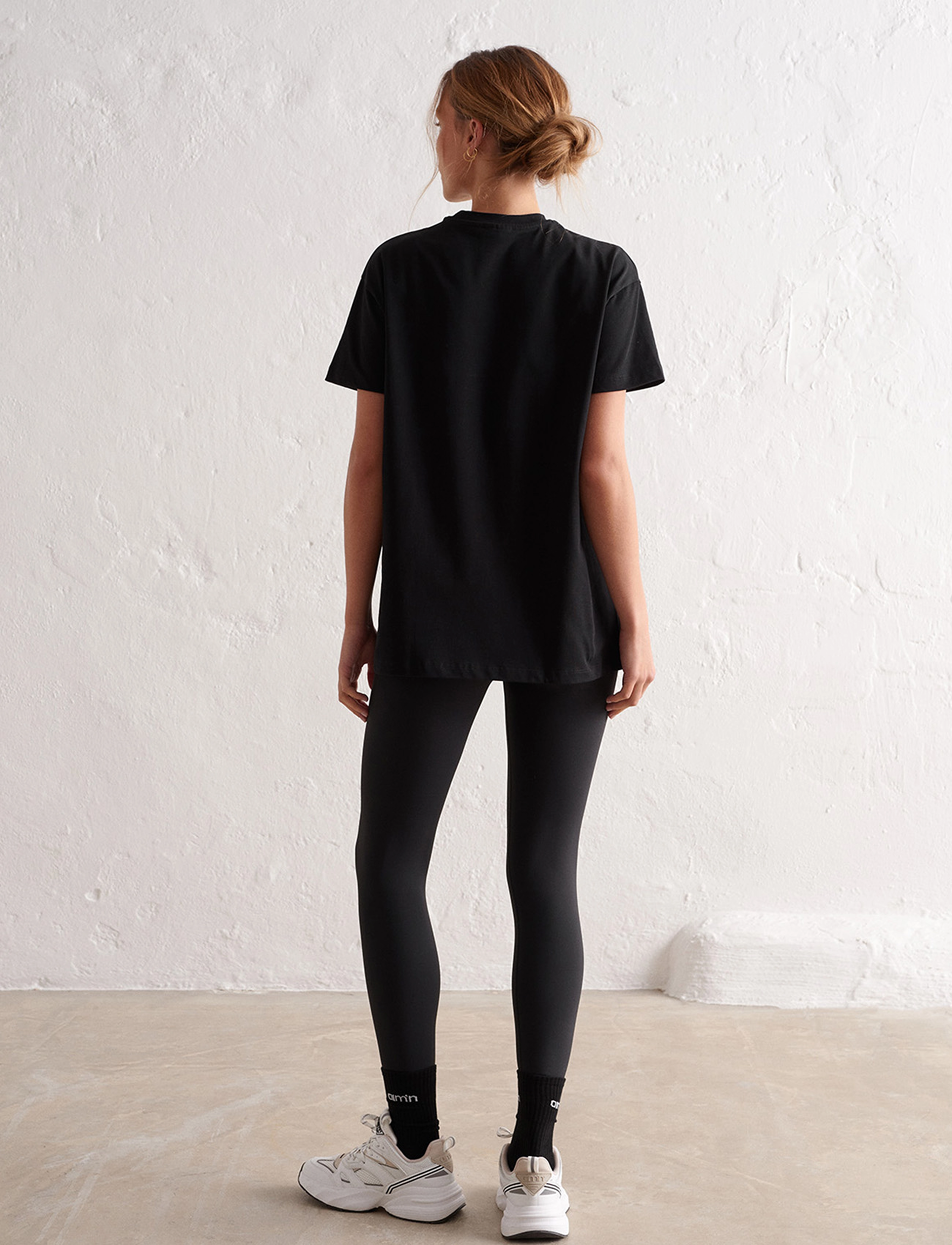 aim´n - Boyfriend T-shirt - t-shirts - black - 5