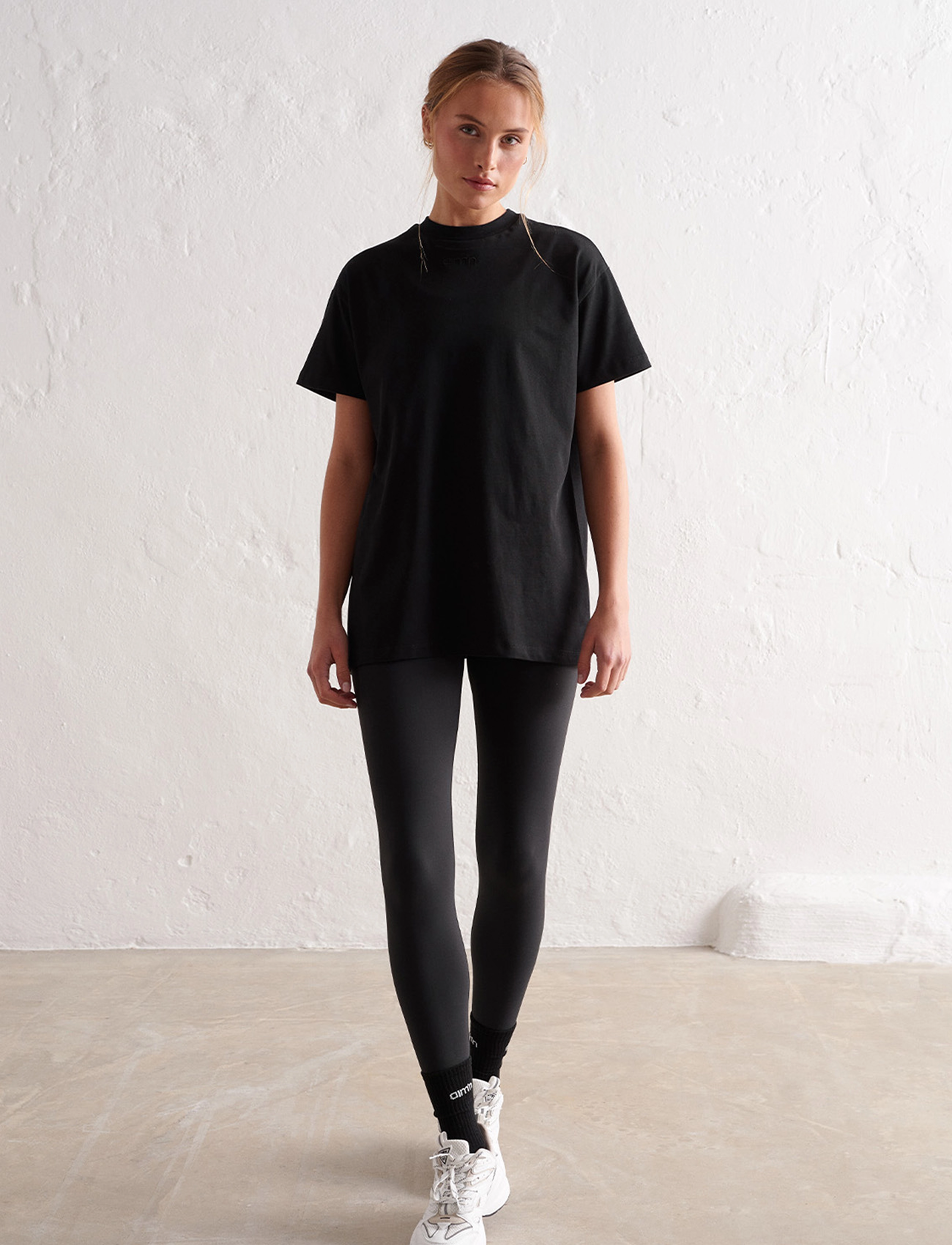 aim´n - Boyfriend T-shirt - t-shirts - black - 5