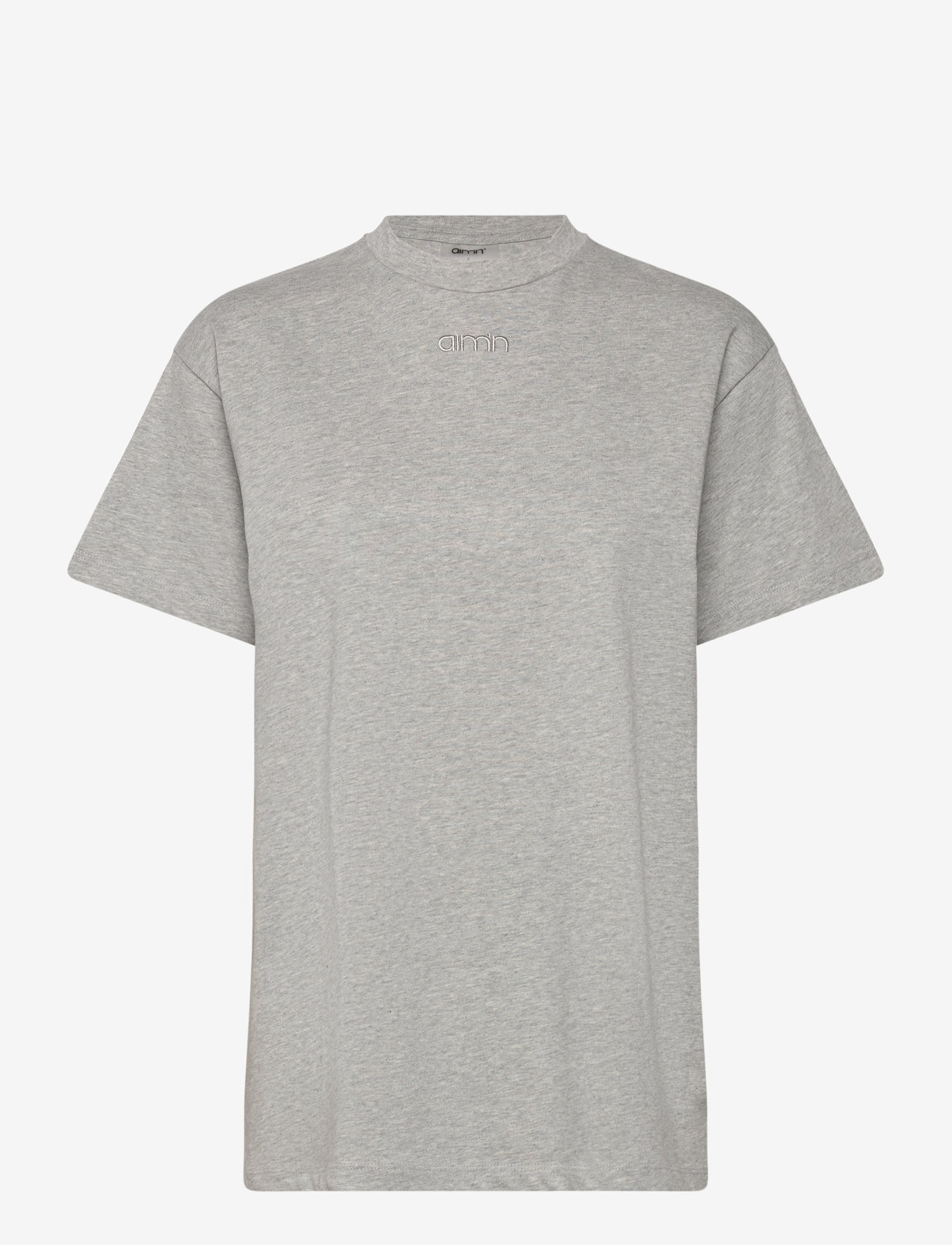 aim´n - Boyfriend T-shirt - t-shirts - grey melange - 1