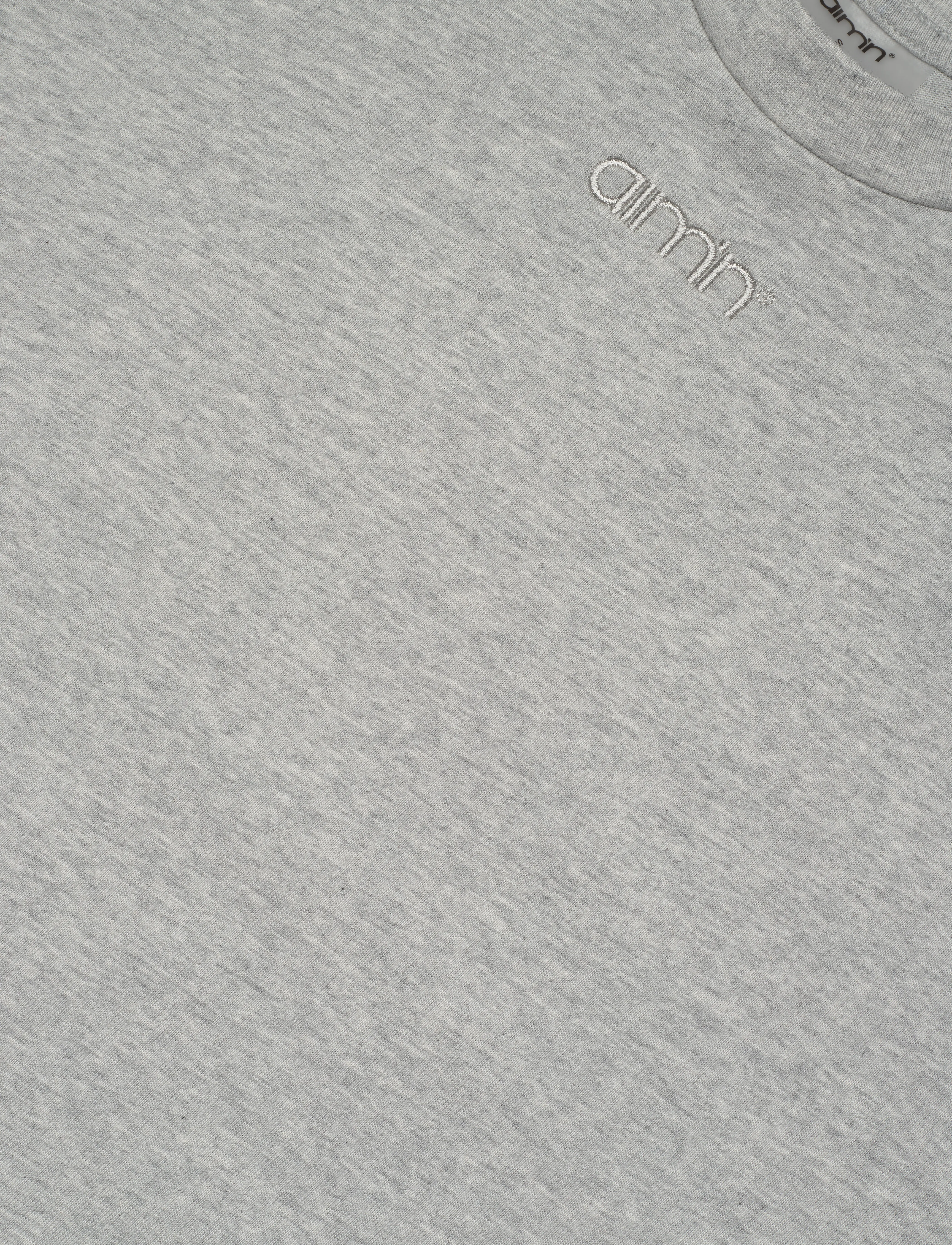 aim´n - Boyfriend T-shirt - t-shirts - grey melange - 5