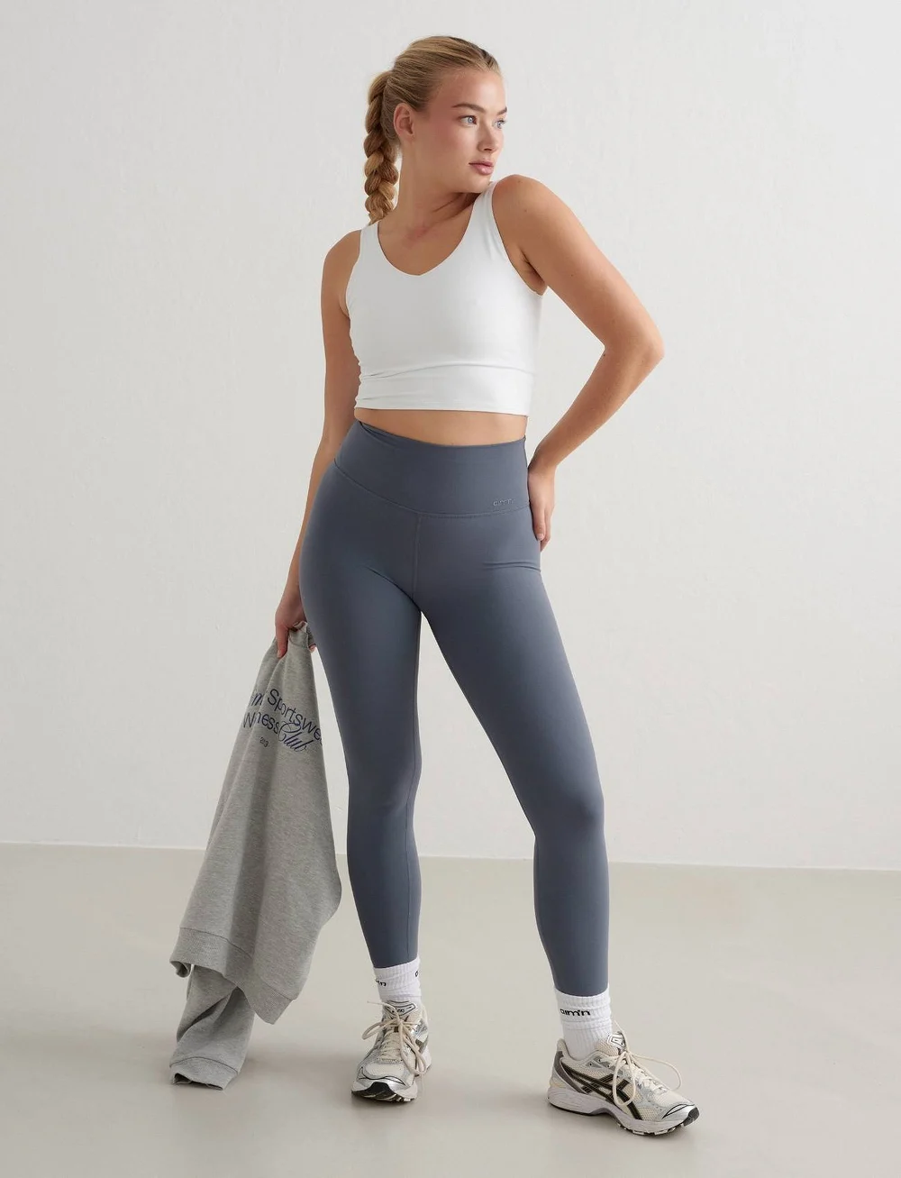 aim´n - Sense Tights - ræktarbuxur - stormy blue - 4