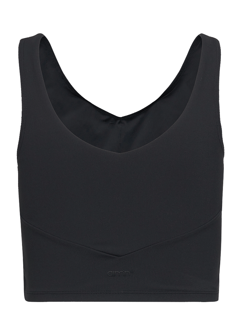 aim´n - Sense Bralette - madal toestus - black - 2