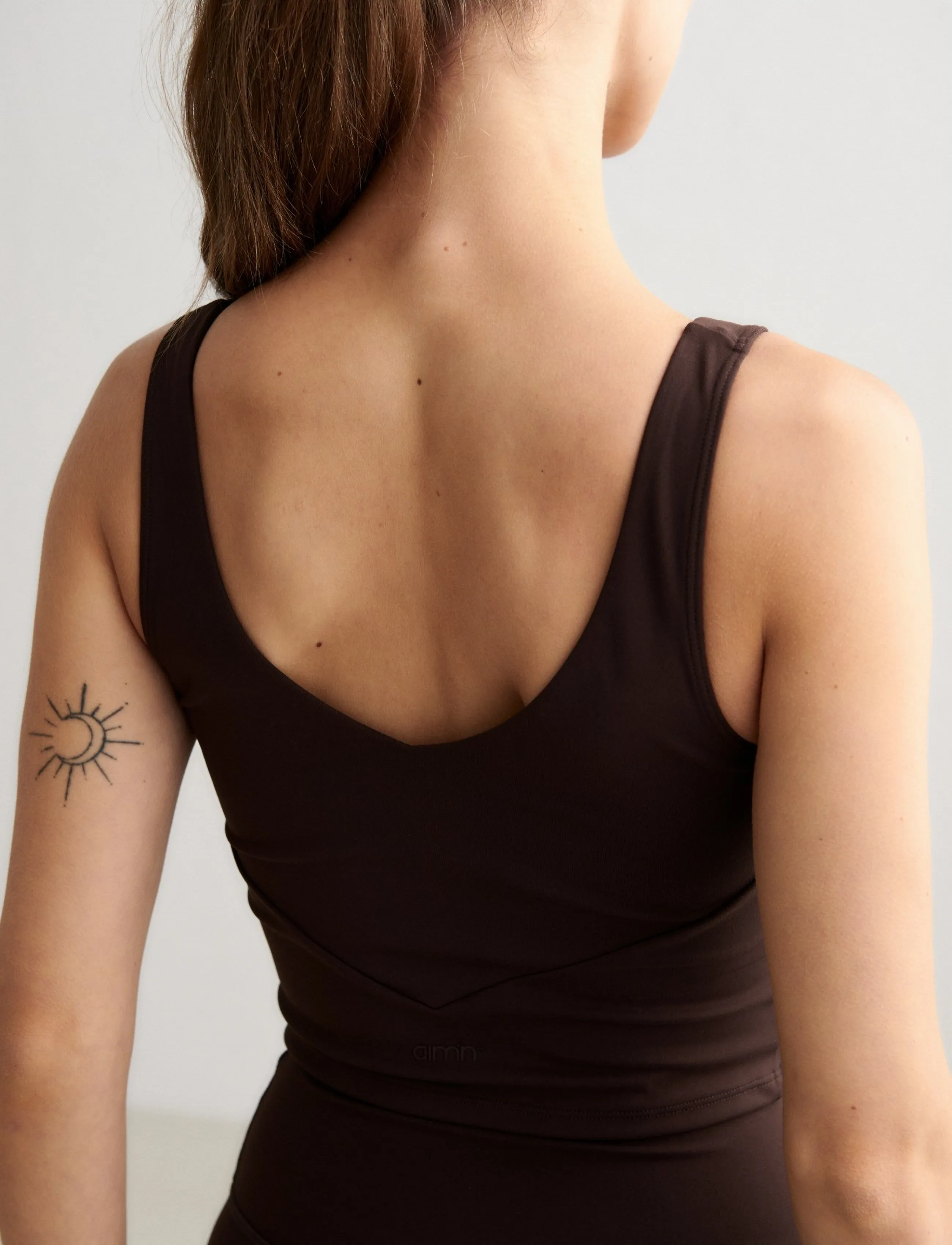 aim´n - Sense Bralette - lav støtte - chocolate - 5