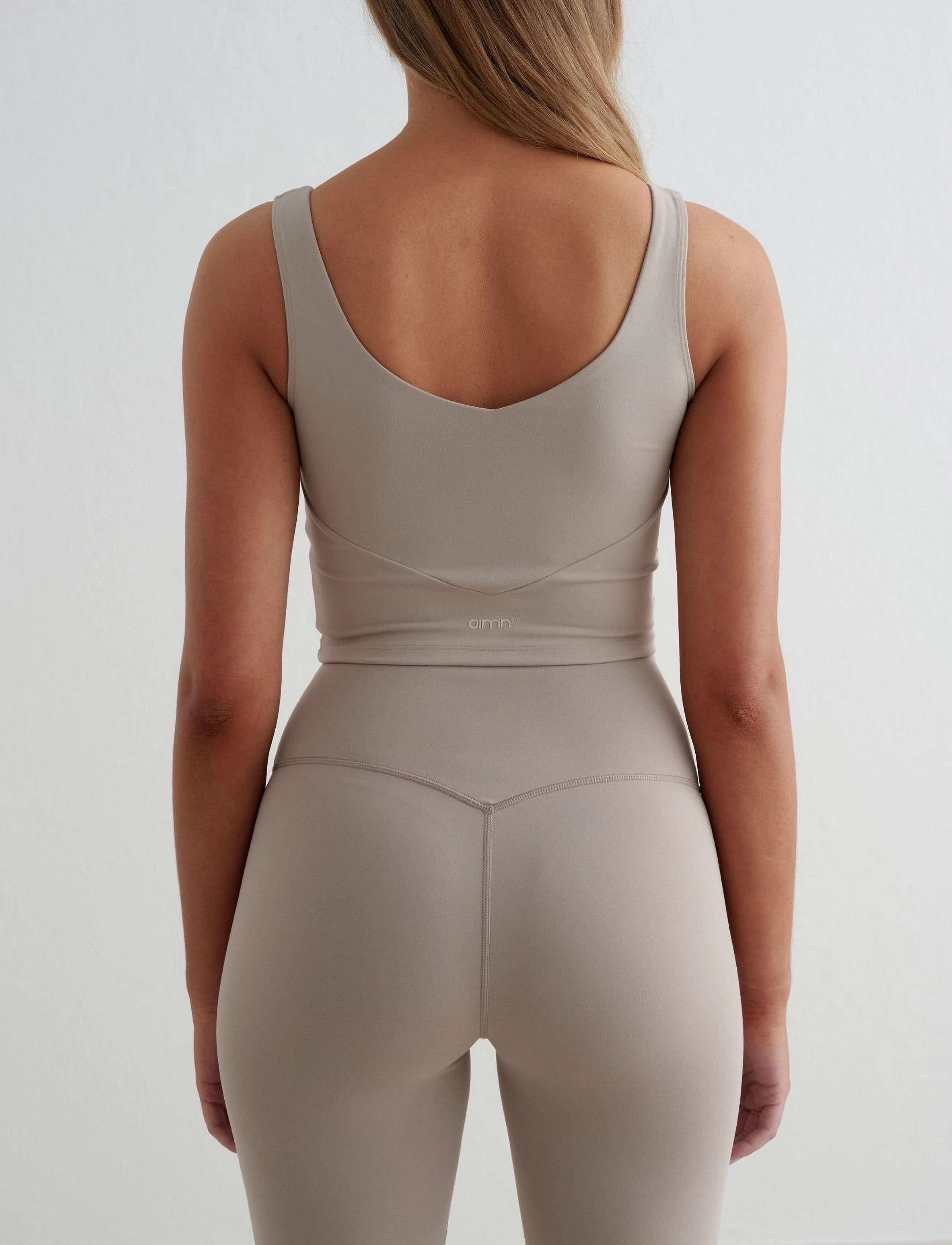 aim´n - Sense Bralette - madal toestus - dark clay - 3