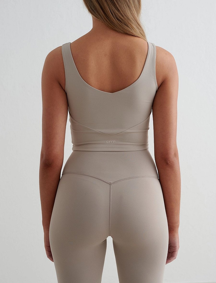 aim´n - Sense Bralette - madal toestus - dark clay - 3