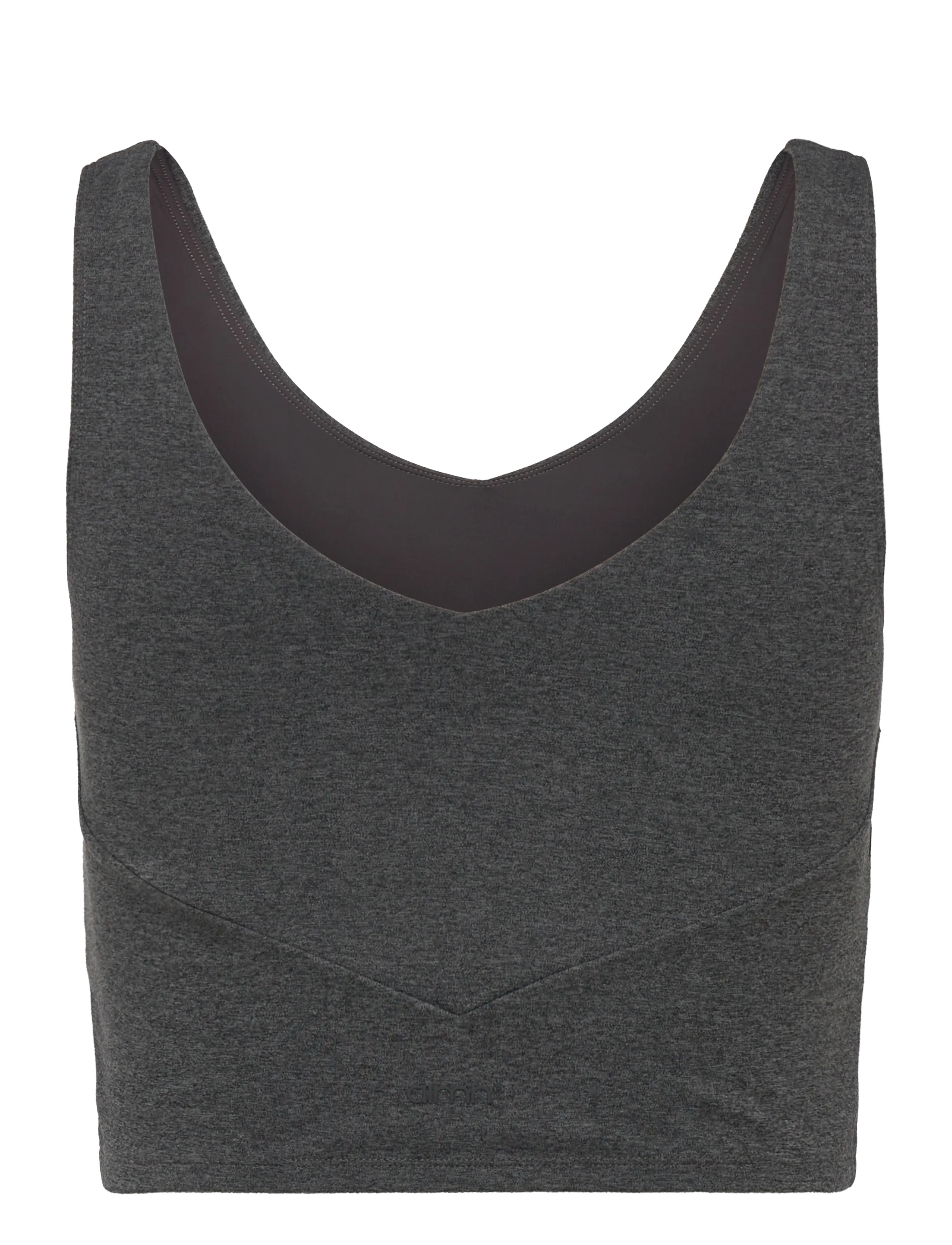 aim´n - Sense Bralette - lav støtte - dark grey melange - 2